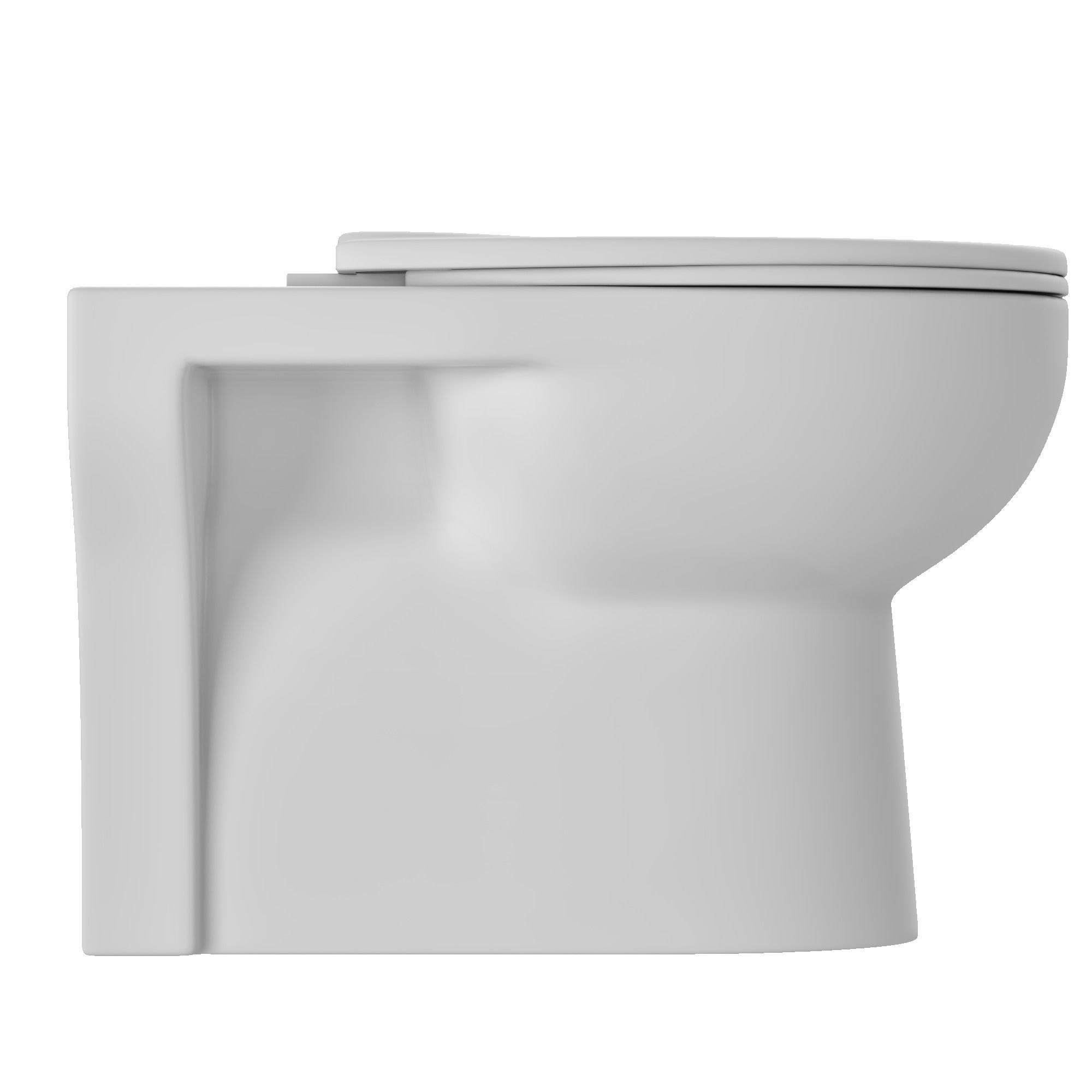 Floor Mount oval shape EWC toilet 3D model Modeled in 3ds max 3D model_1