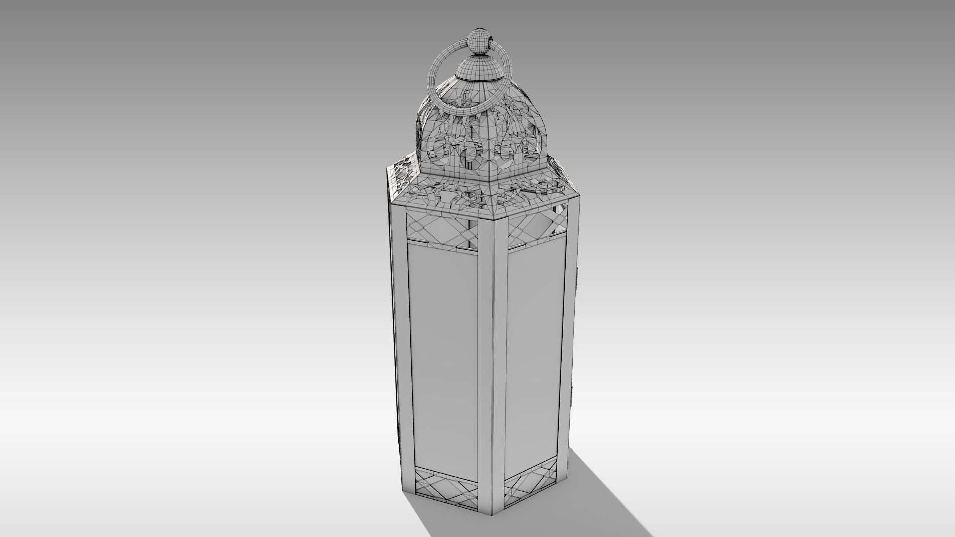 Moroccan Lantern 03 Low-poly 3D model_17