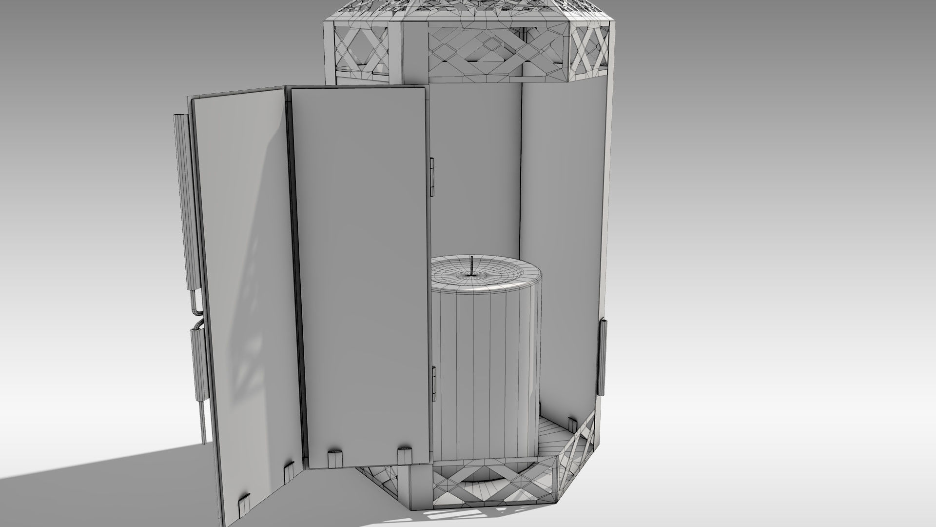 Moroccan Lantern 03 Low-poly 3D model_19