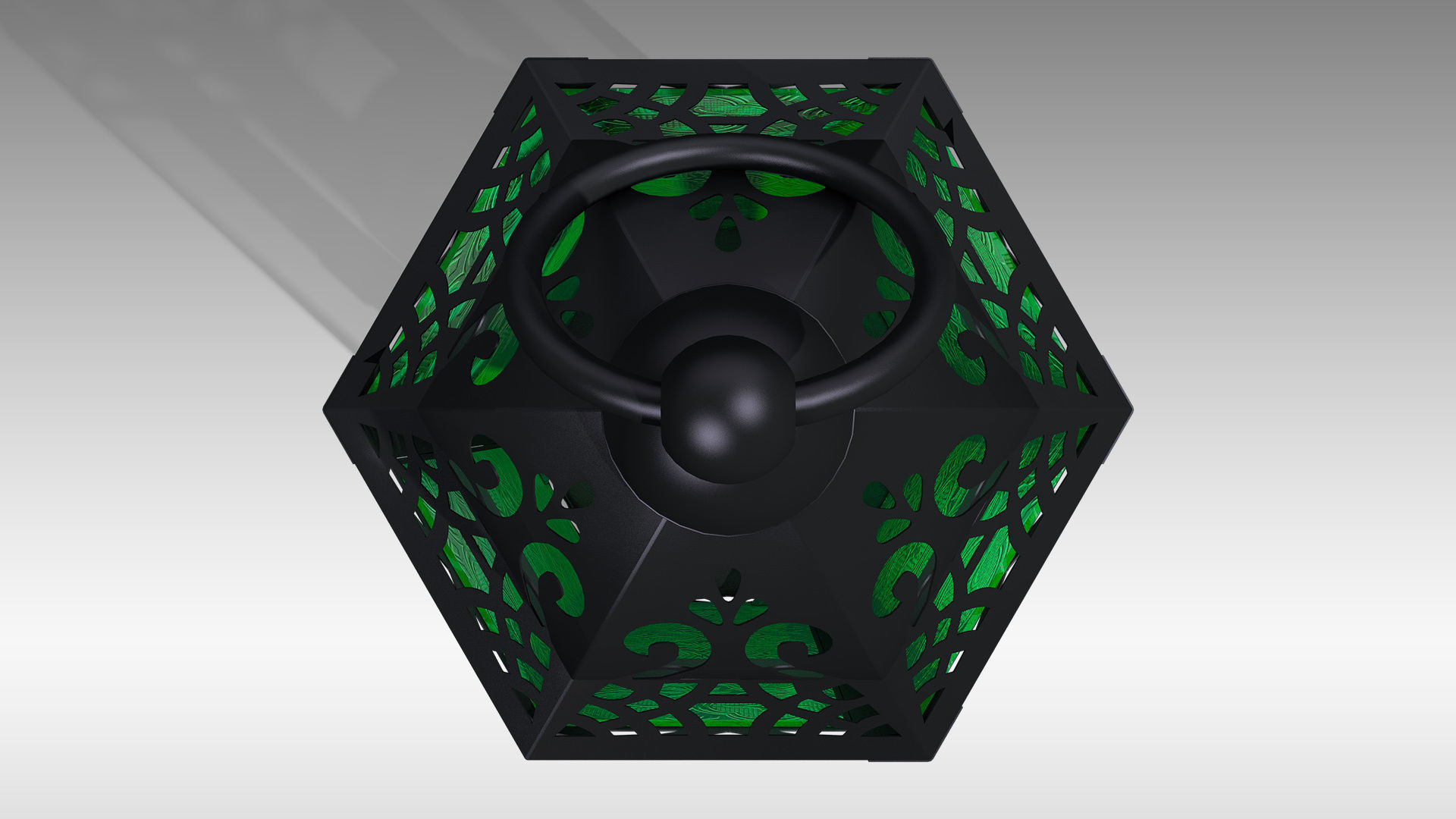 Moroccan Lantern 03 Low-poly 3D model_8