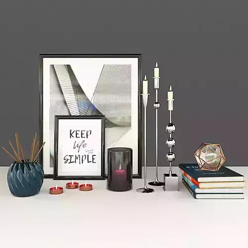 Nice interior decorative set