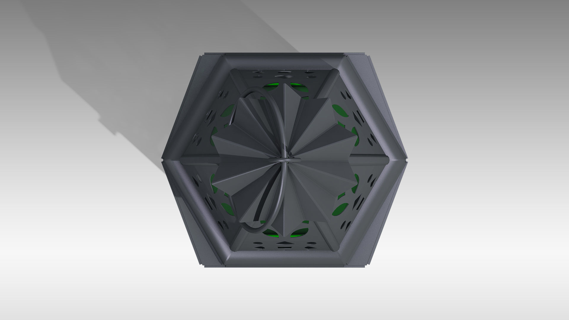 Moroccan Lantern 04 Low-poly 3D model_8