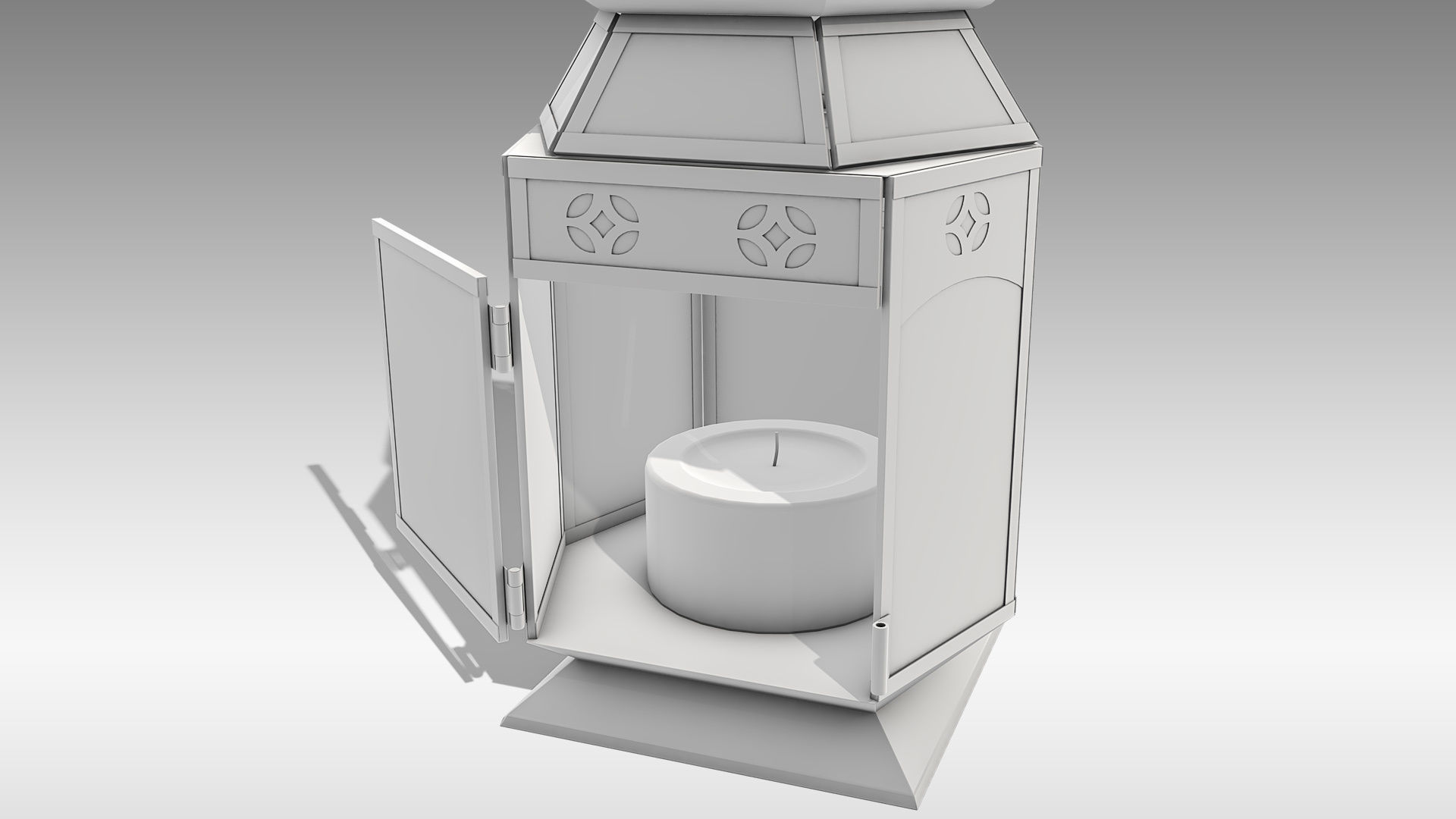 Moroccan Lantern 04 Low-poly 3D model_18