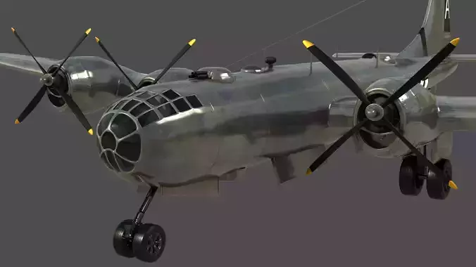 B29 aircraft 3D model  3D model