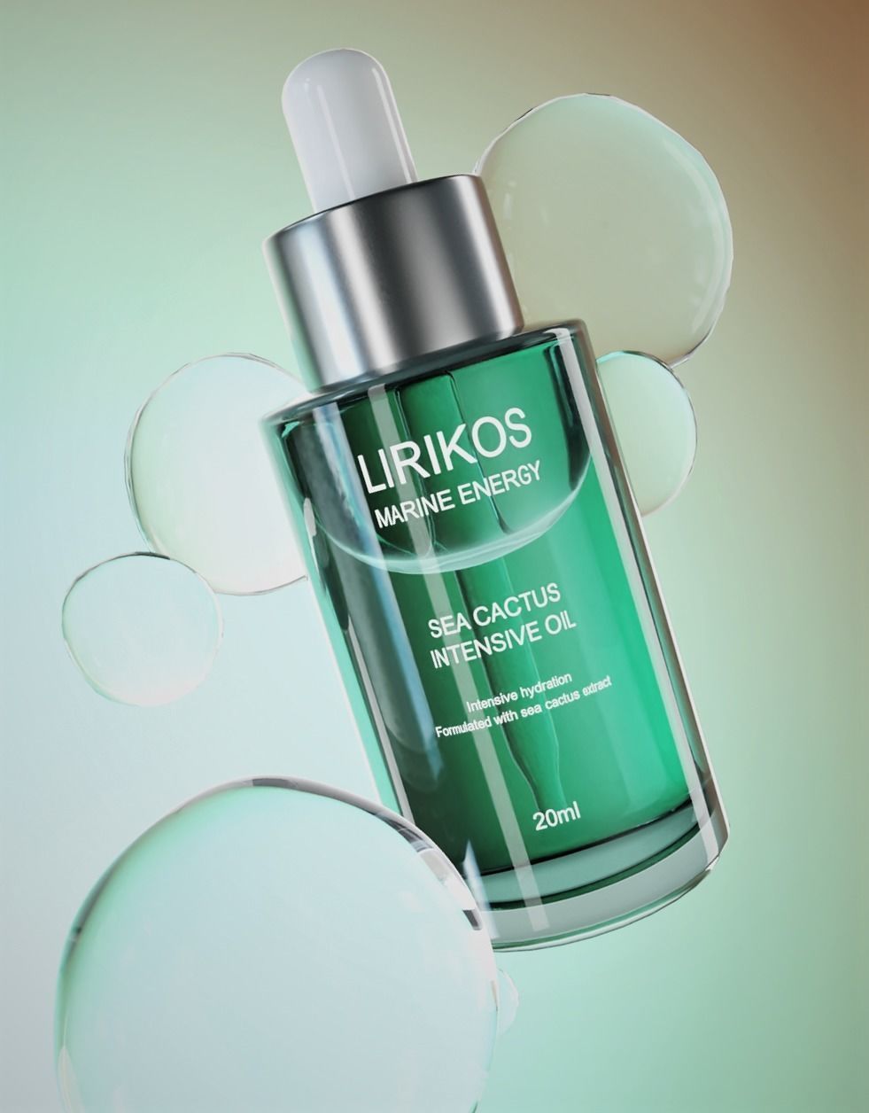 3D Bottle Mock-up 3D model_1