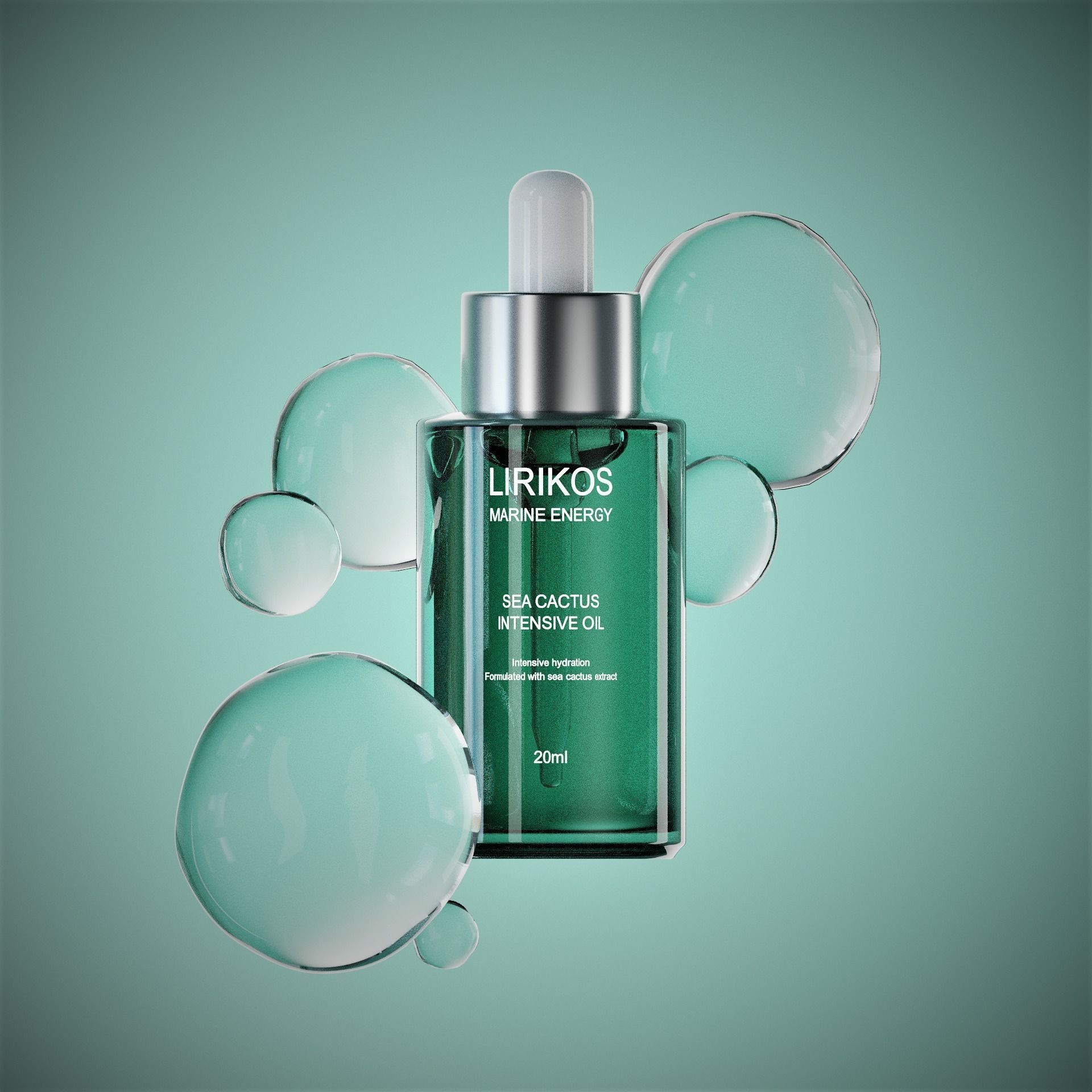 3D Bottle Mock-up 3D model_6