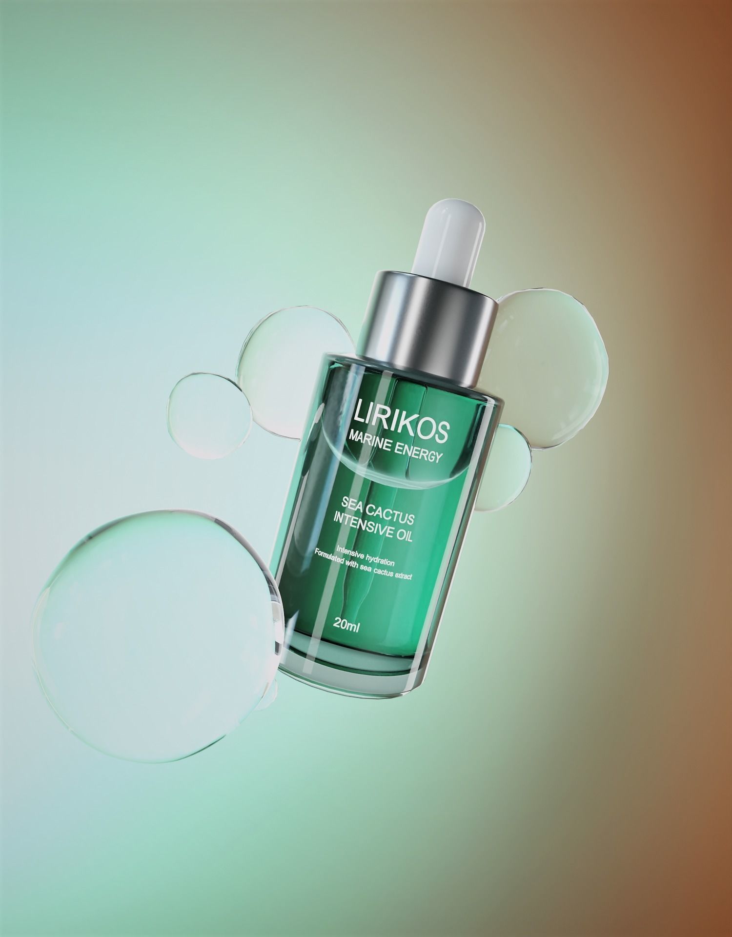 3D Bottle Mock-up 3D model_2