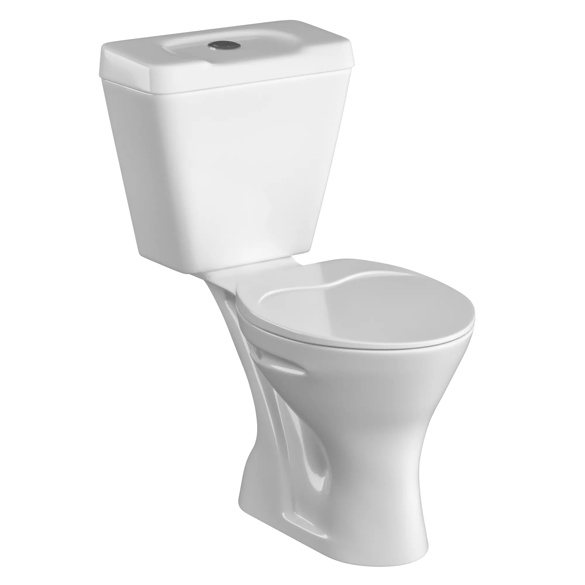 Two piece oval EWC toilet 3D model Modeled in 3ds max 3D model_0