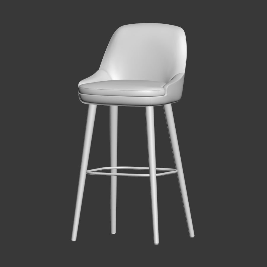 375 Walter Knoll Bar Stool 3D model_3