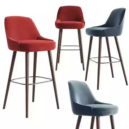 375 Walter Knoll Bar Stool 3D model