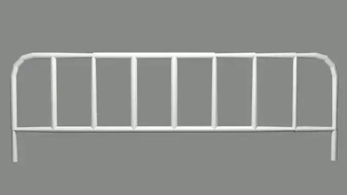 Metallic Divider Free low-poly 3D model