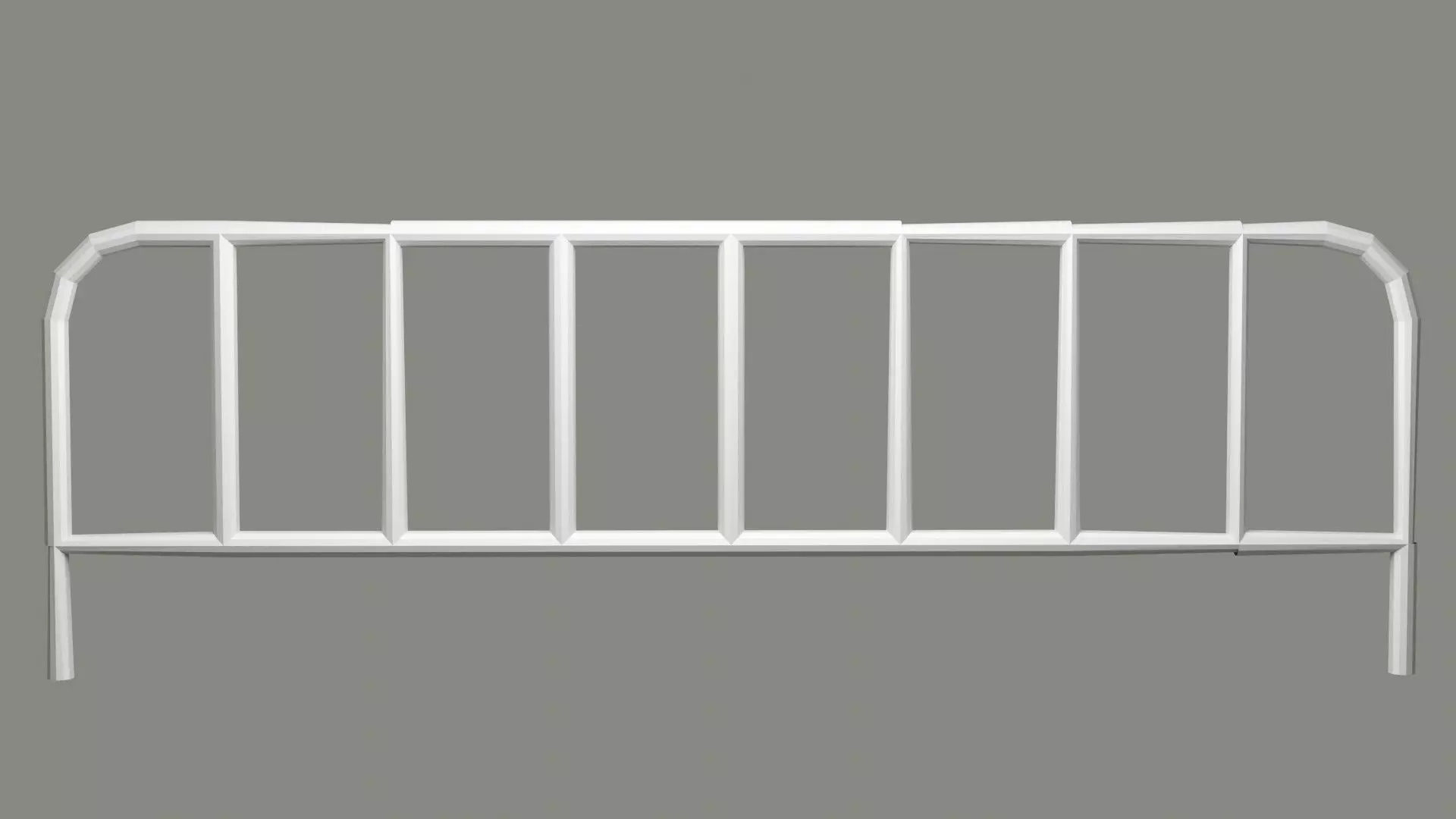 Metallic Divider Free low-poly 3D model