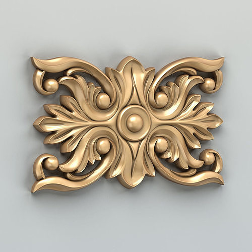 Square rosette 013 3D model