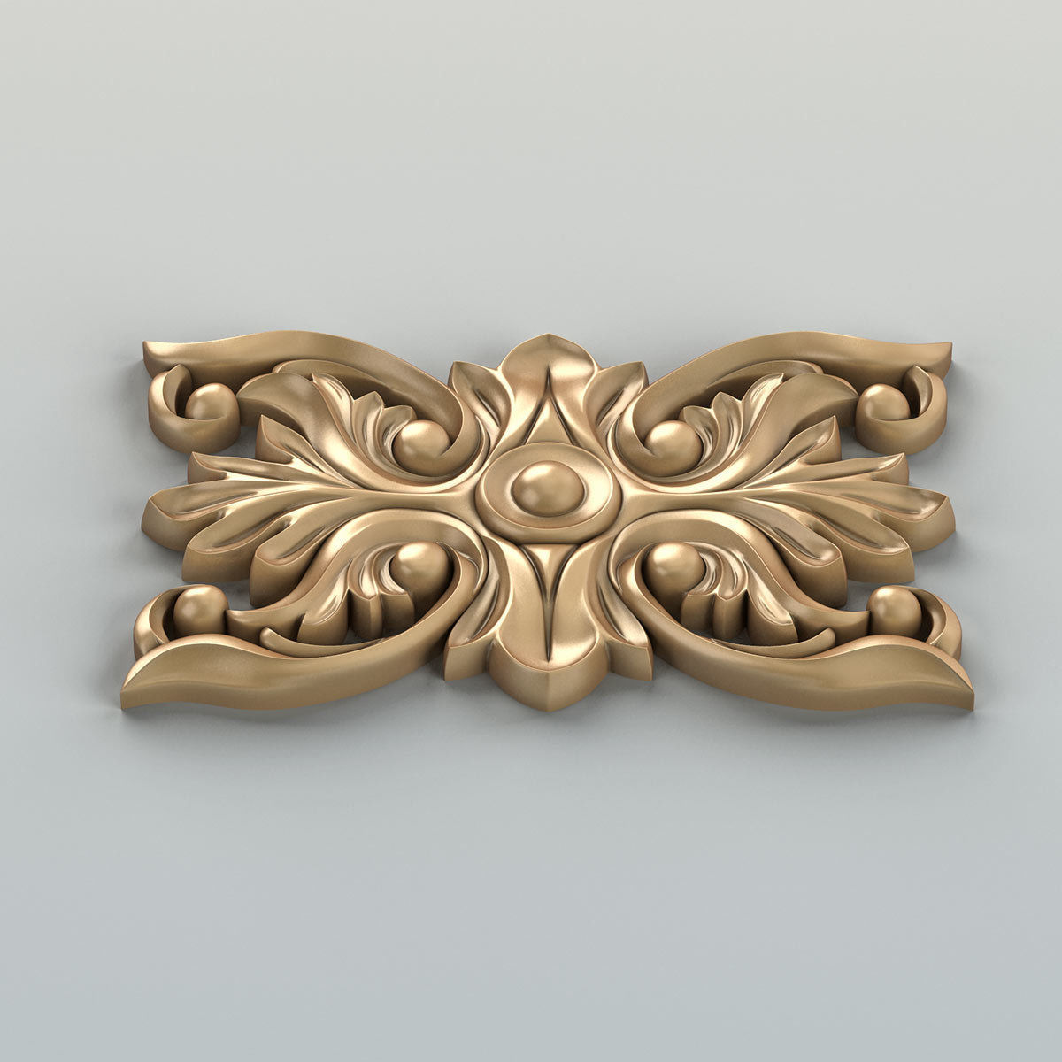Square rosette 013 3D model_3