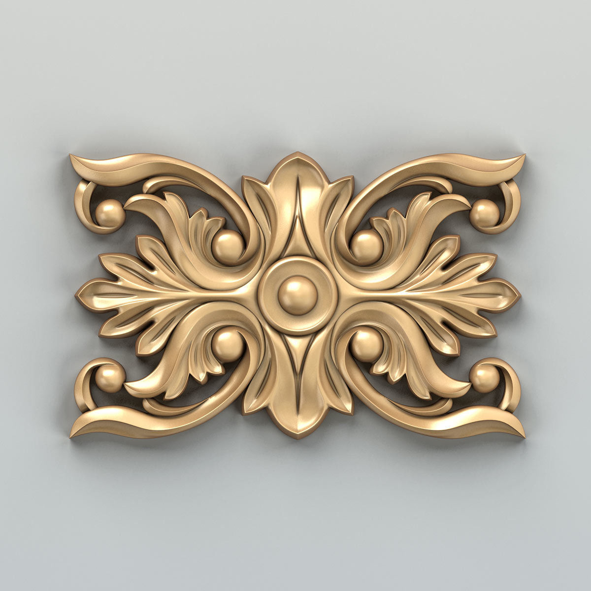 Square rosette 013 3D model_1