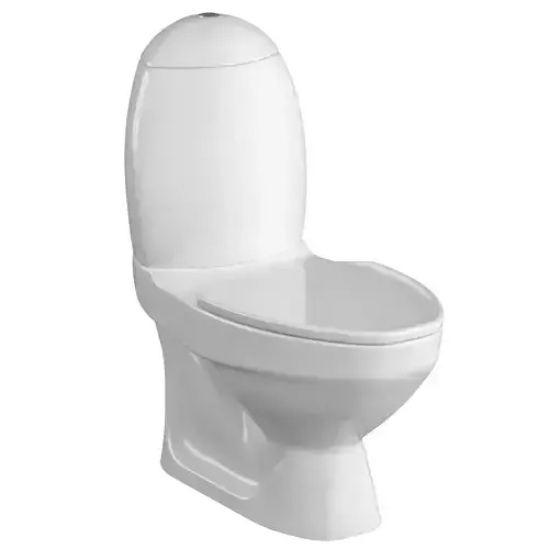 Two piece EWC toilet 3D model Modeled in 3ds max