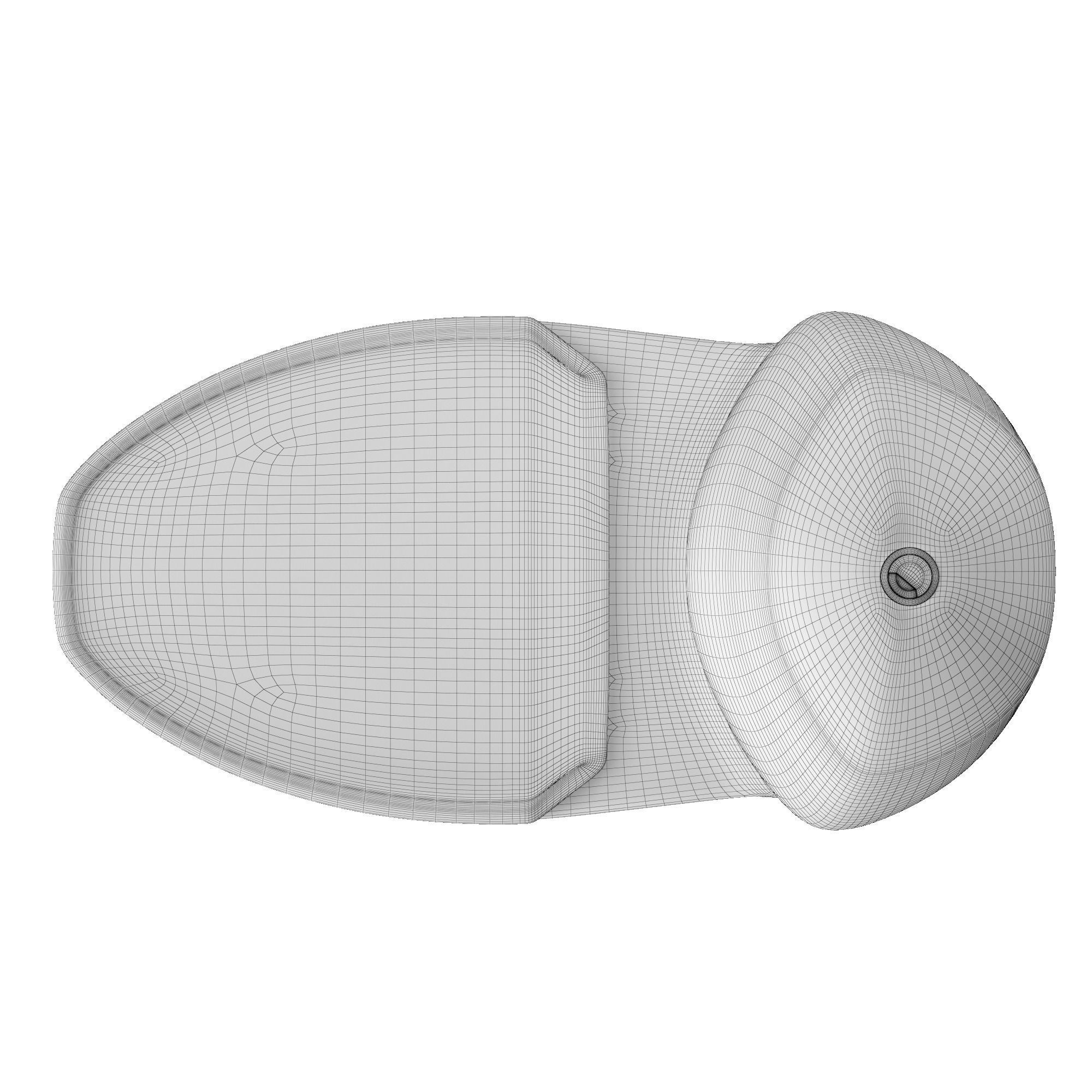 Two piece EWC toilet 3D model Modeled in 3ds max 3D model_8