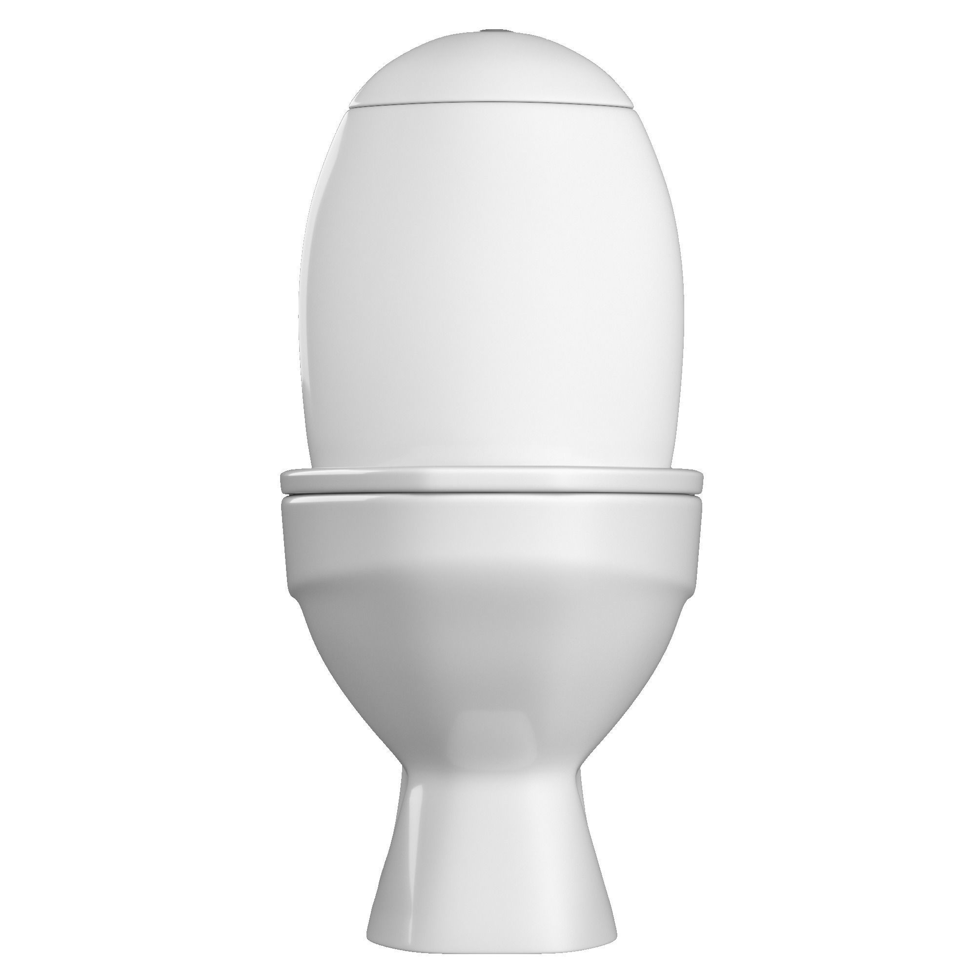 Two piece EWC toilet 3D model Modeled in 3ds max 3D model_5
