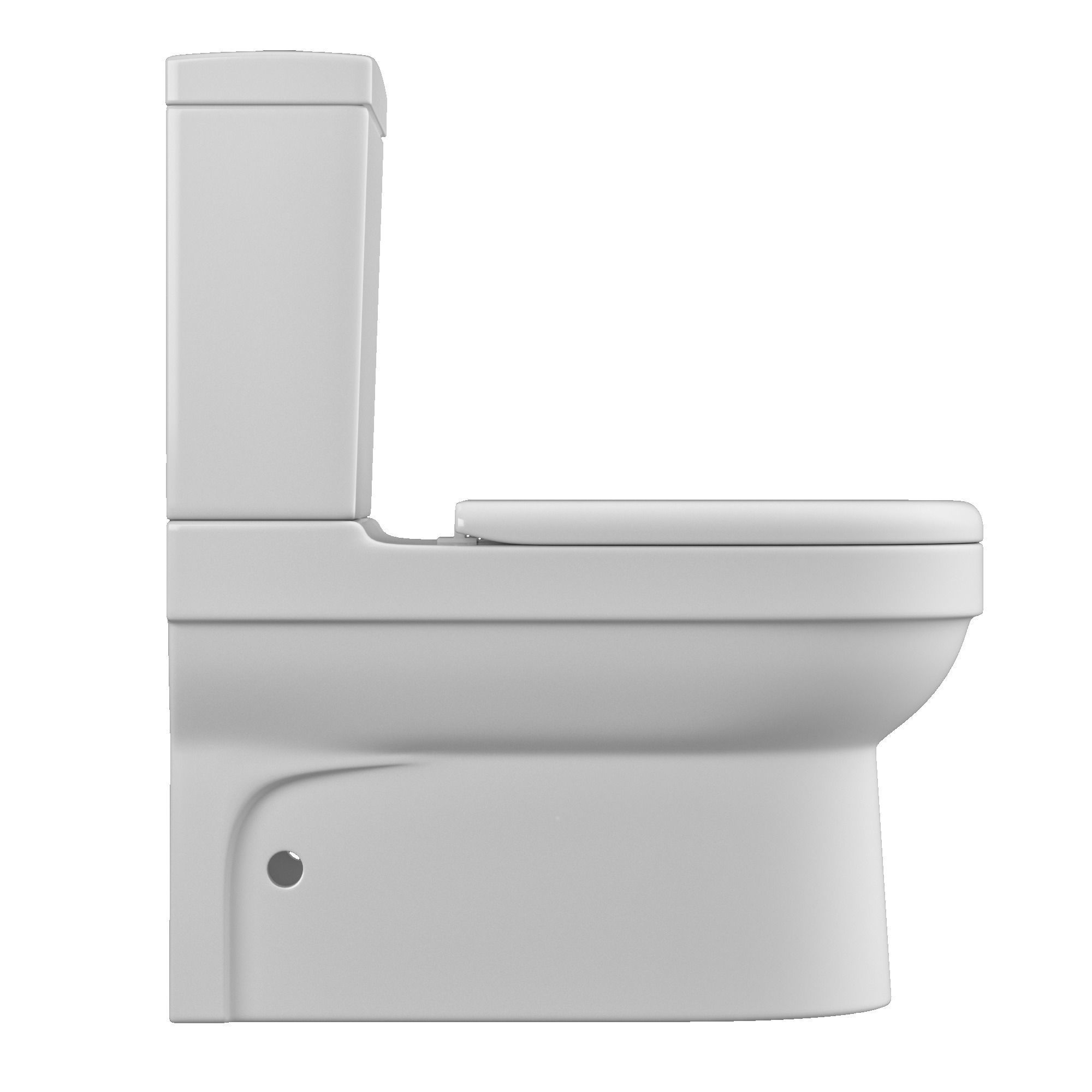 Two piece EWC toilet 3D model Modeled in 3ds max 3D model_1