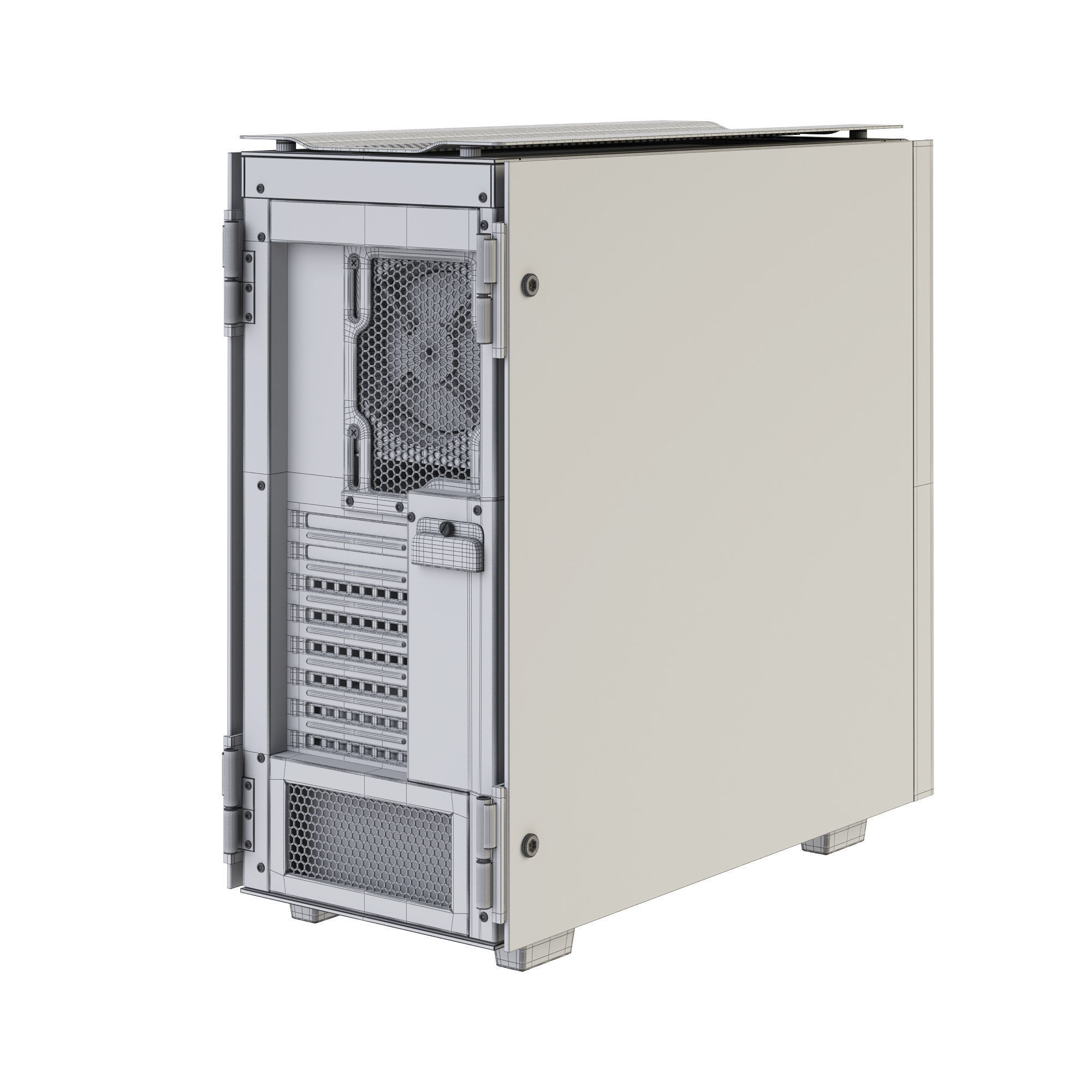 Obsidian Series 500D RGB PC SE Case by Corsair 3D model_3