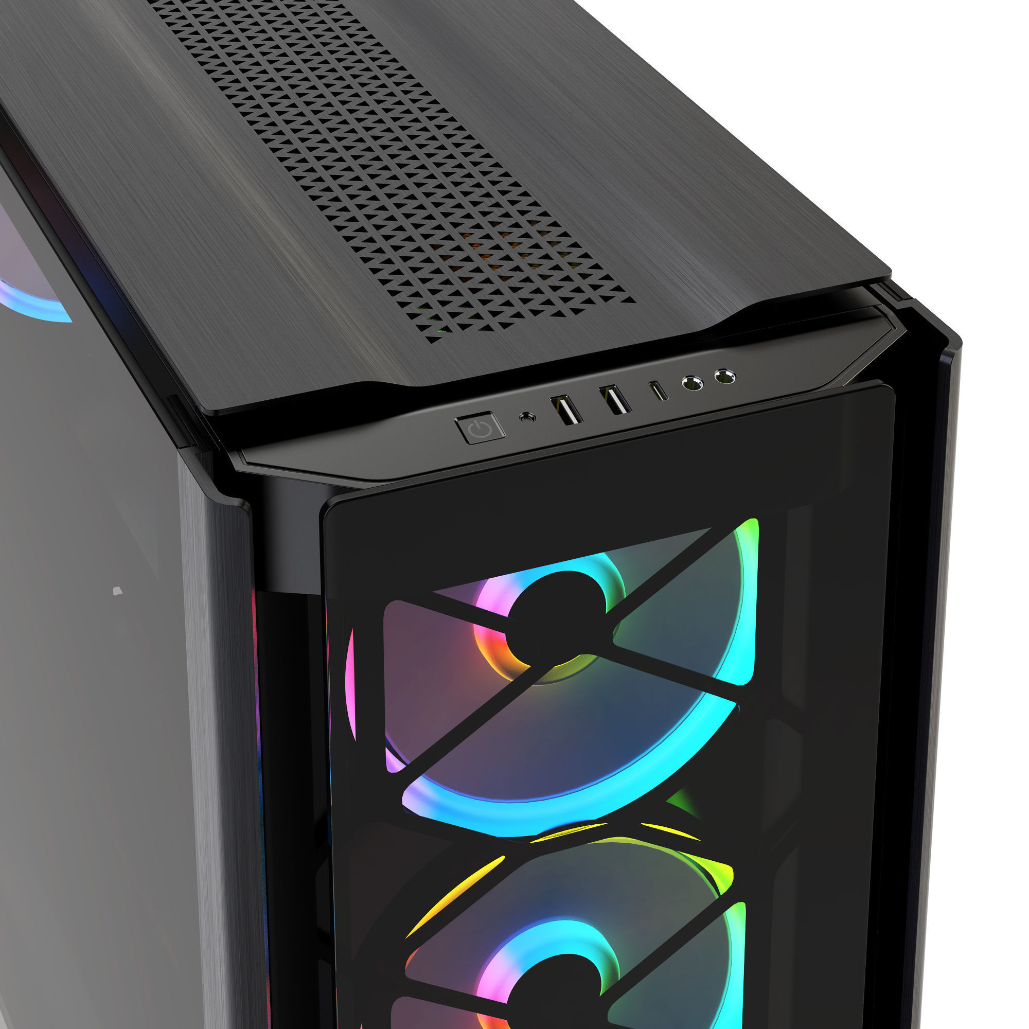 Obsidian Series 500D RGB PC SE Case by Corsair 3D model_1