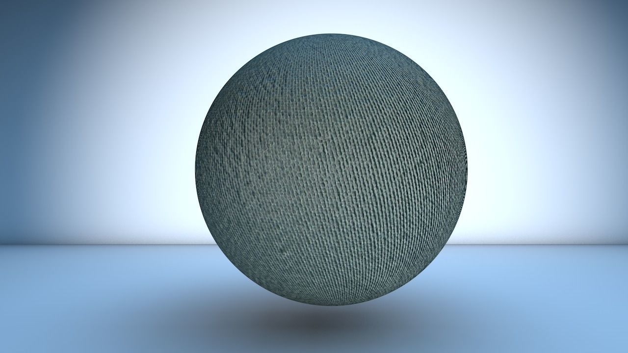 Sofa and Shelf Low-poly 3D model_4