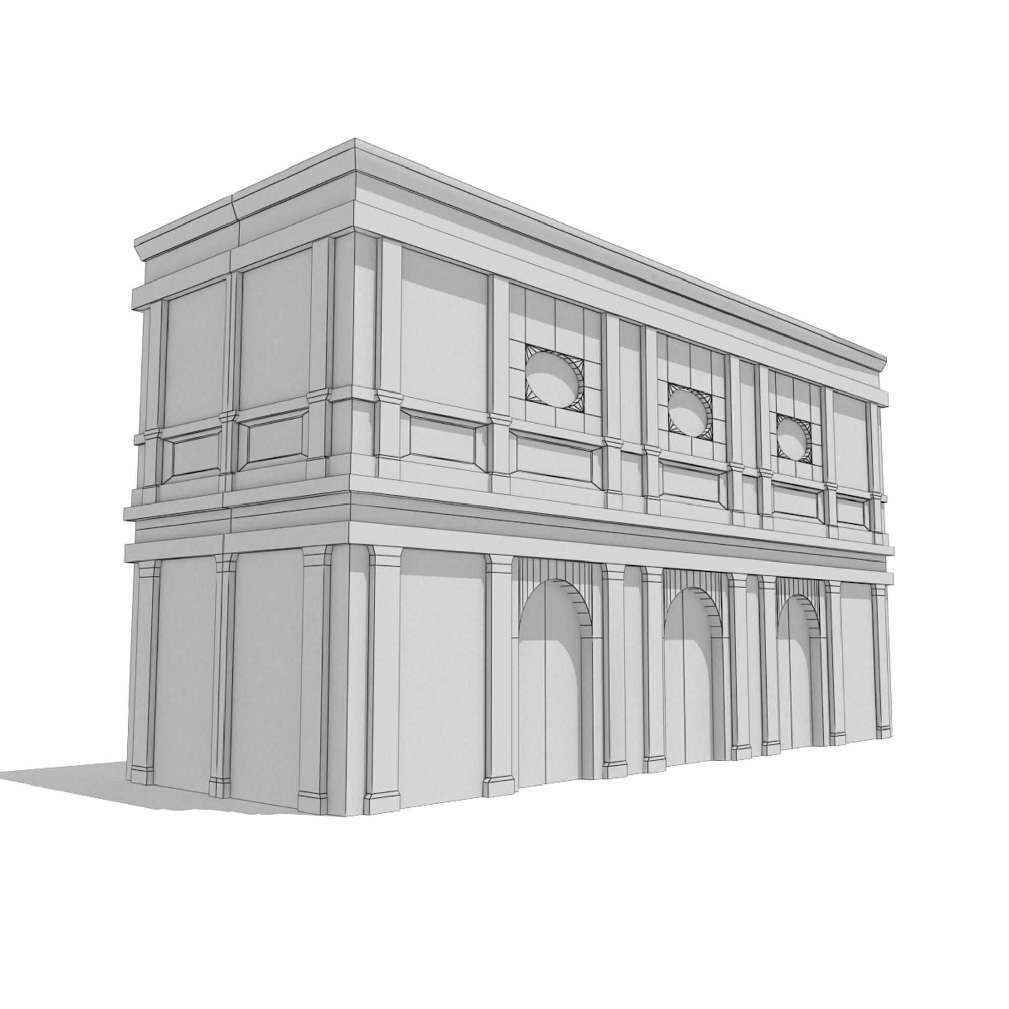 Apartment House BUNDLE PACK 20in1 Low-poly 3D model_62