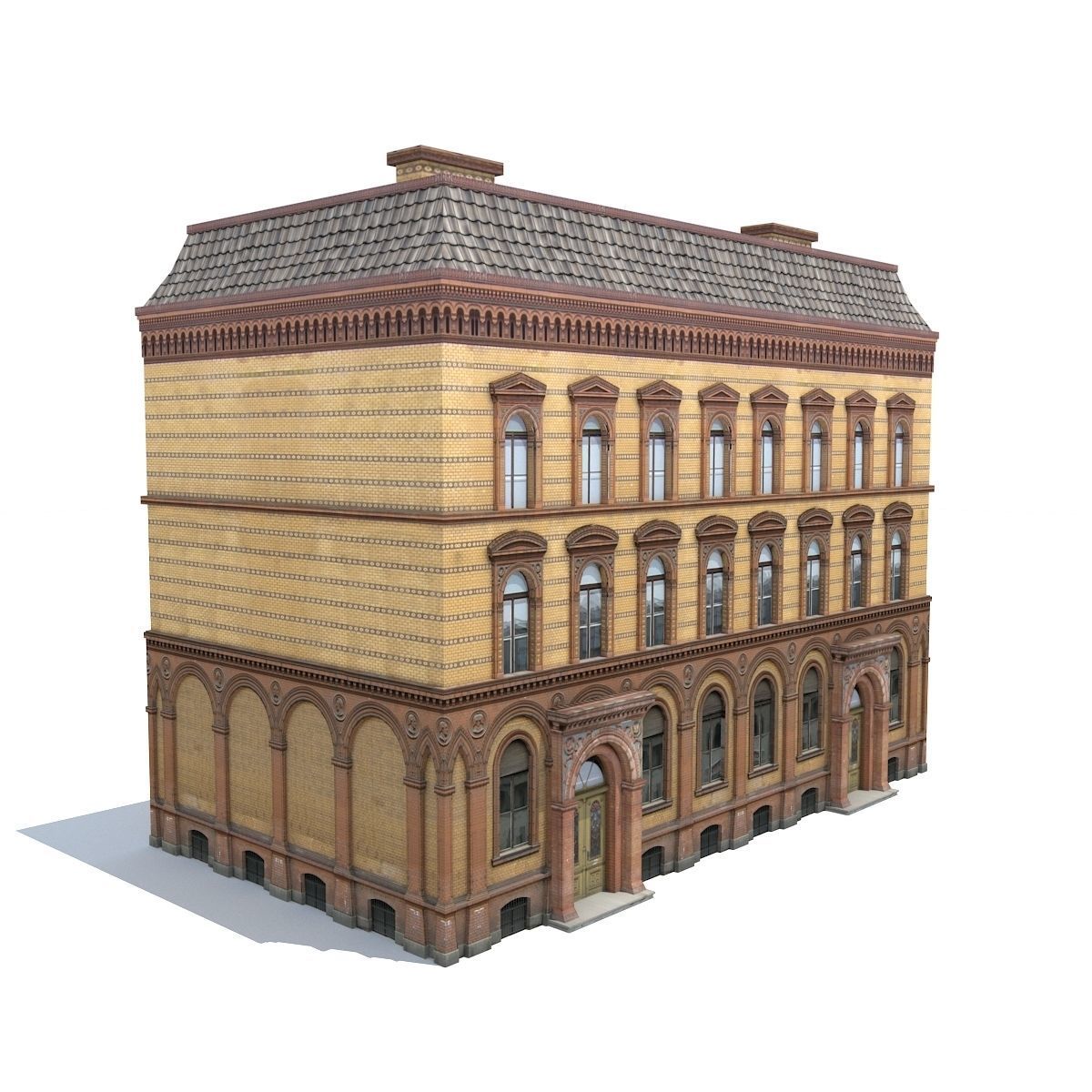 Apartment House BUNDLE PACK 20in1 Low-poly 3D model_18