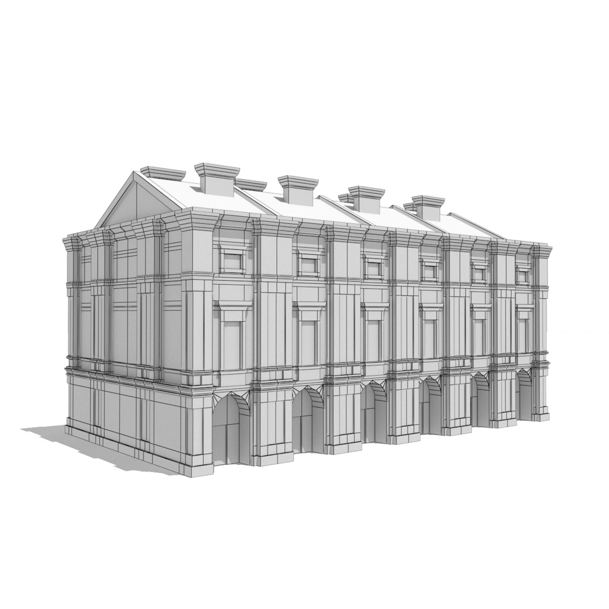 Apartment House BUNDLE PACK 20in1 Low-poly 3D model_60