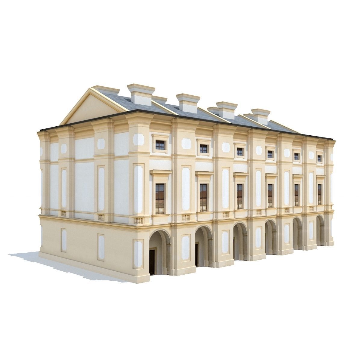 Apartment House BUNDLE PACK 20in1 Low-poly 3D model_3