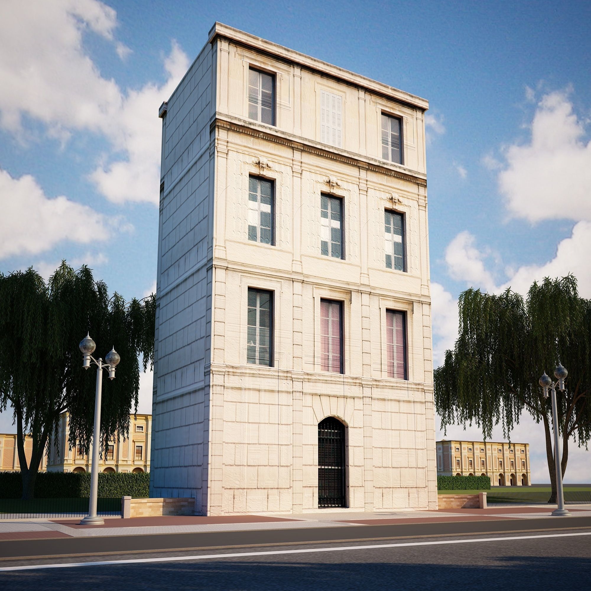 Apartment House BUNDLE PACK 20in1 Low-poly 3D model_37