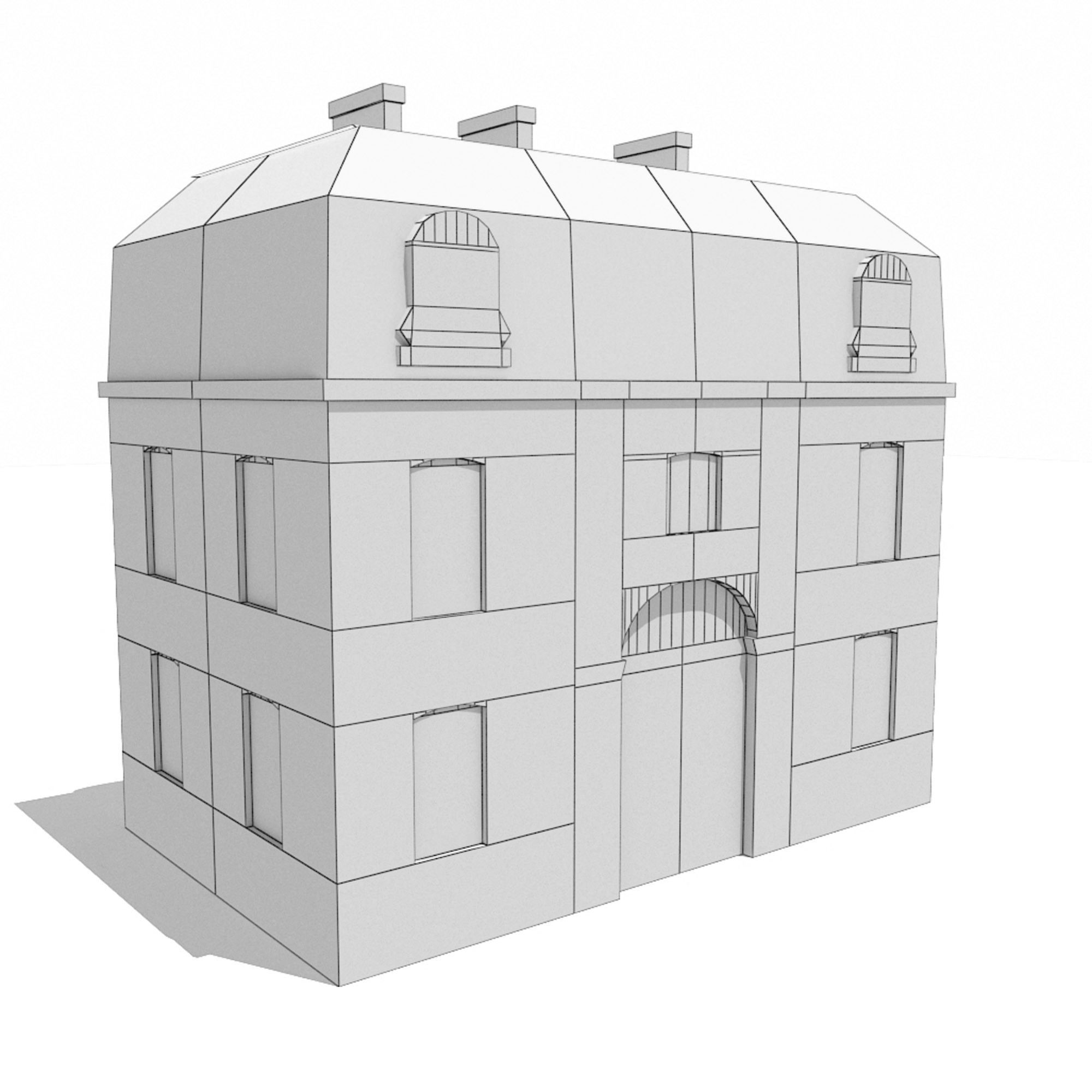 Apartment House BUNDLE PACK 20in1 Low-poly 3D model_52