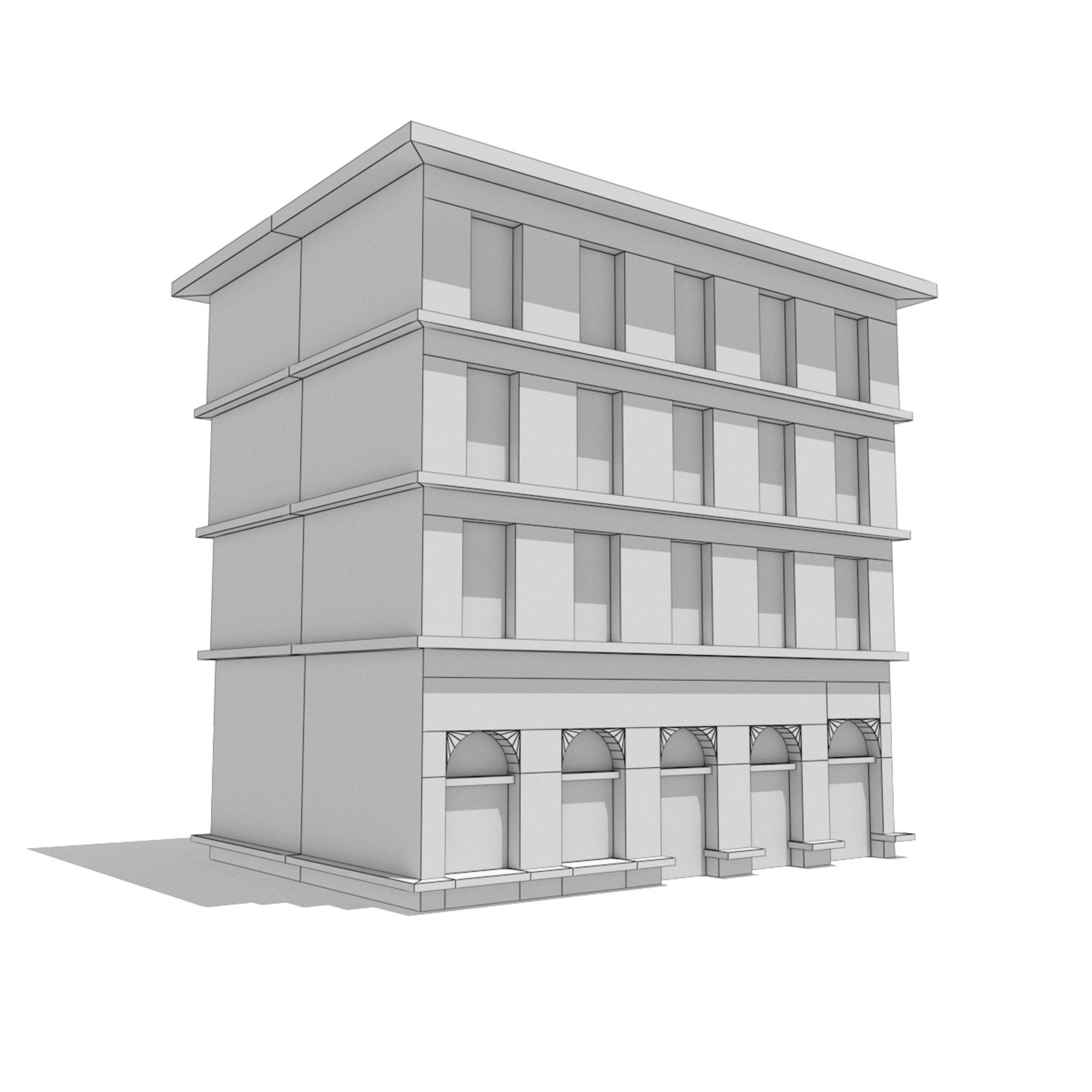 Apartment House BUNDLE PACK 20in1 Low-poly 3D model_47