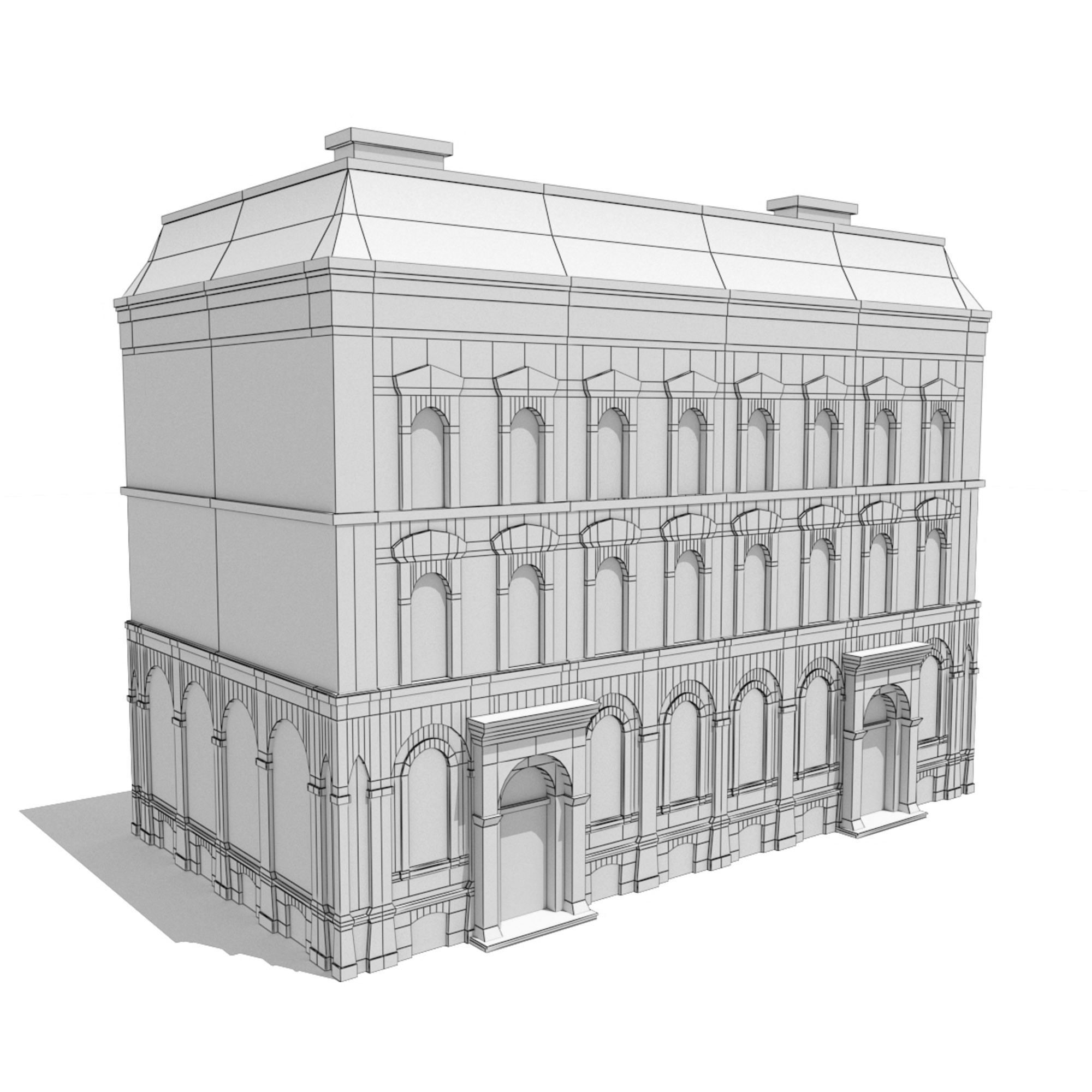 Apartment House BUNDLE PACK 20in1 Low-poly 3D model_57