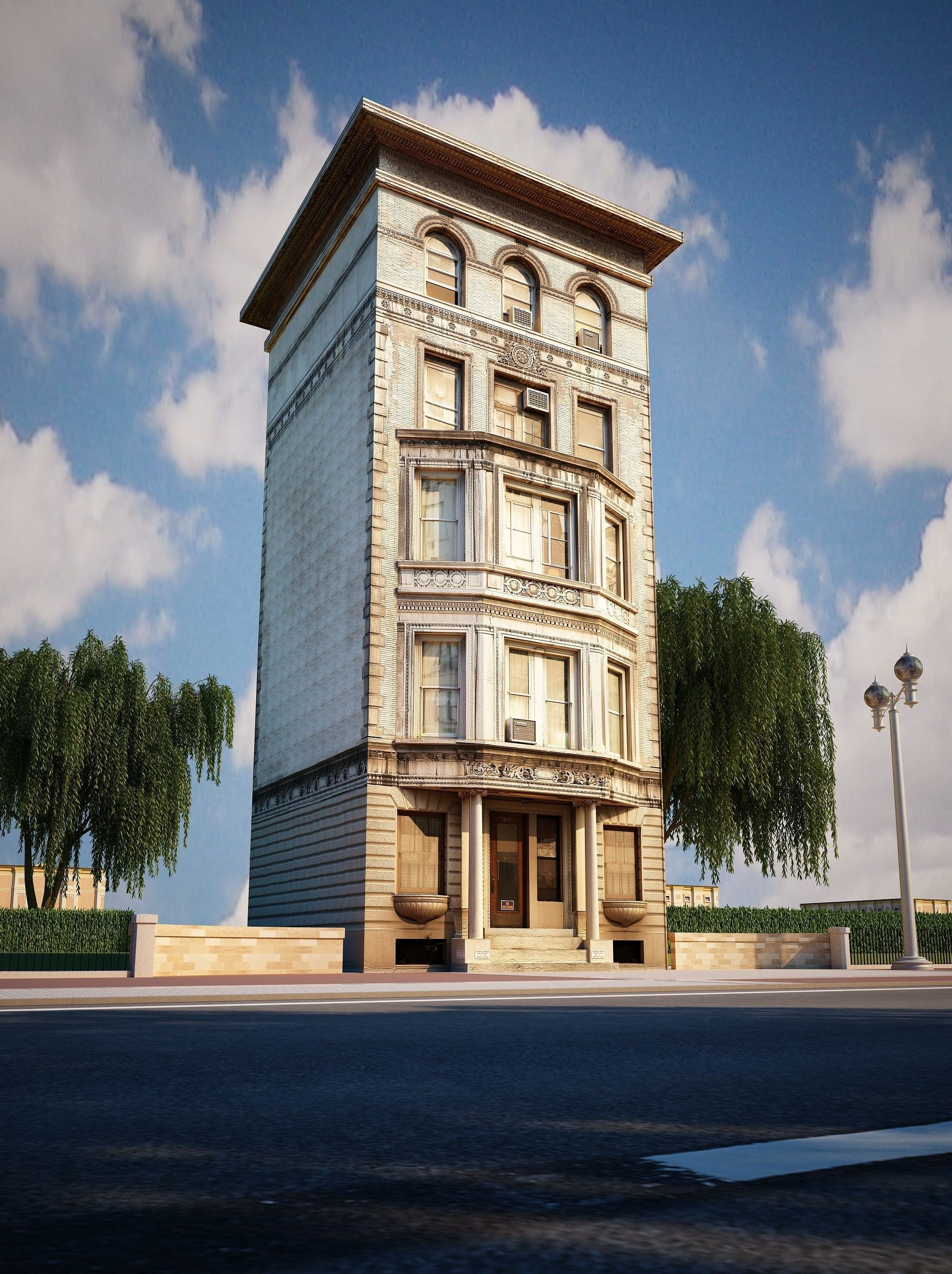 Apartment House BUNDLE PACK 20in1 Low-poly 3D model_35