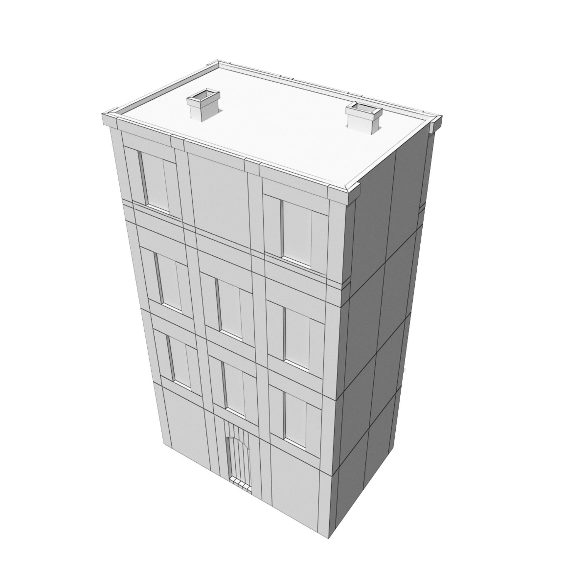 Apartment House BUNDLE PACK 20in1 Low-poly 3D model_44