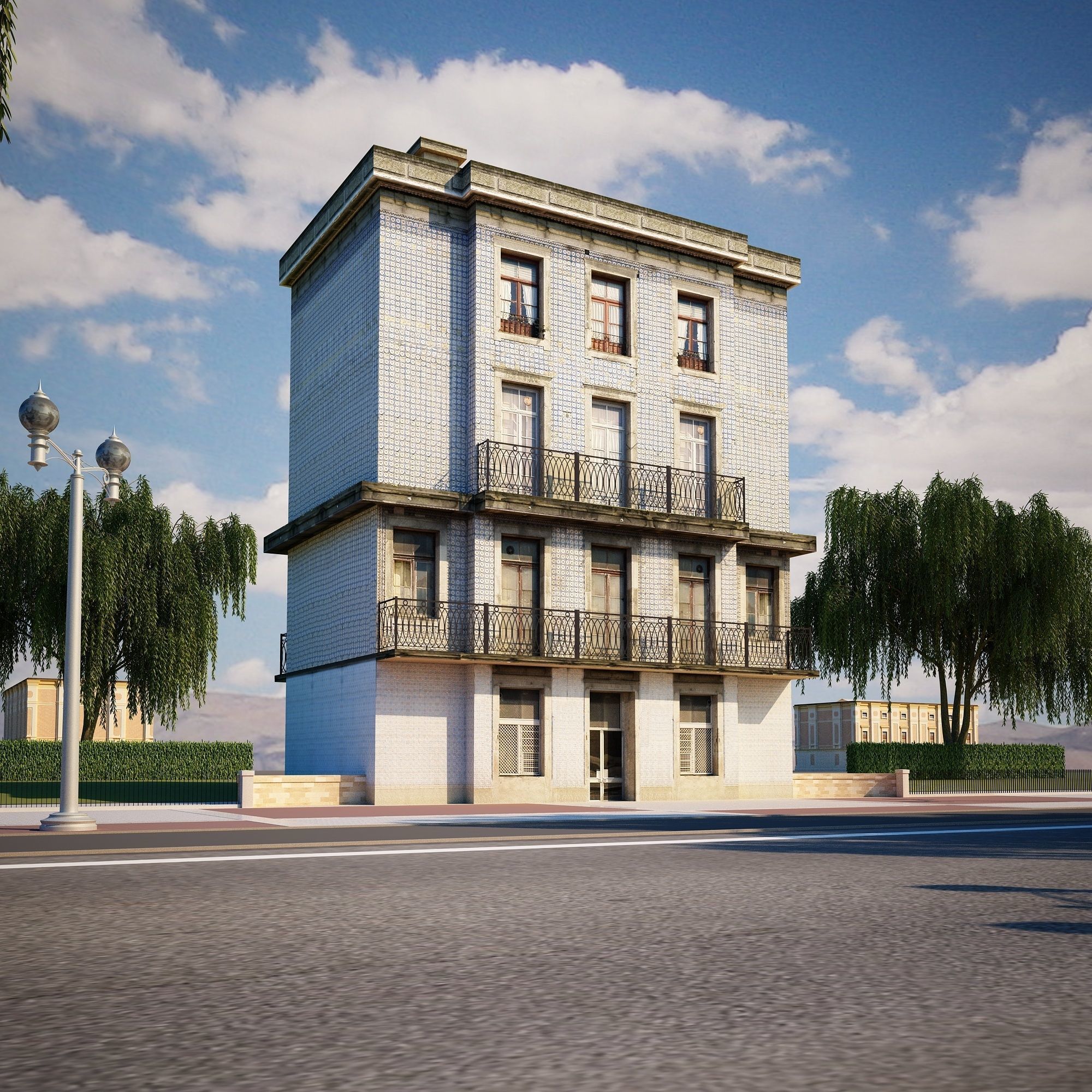 Apartment House BUNDLE PACK 20in1 Low-poly 3D model_30