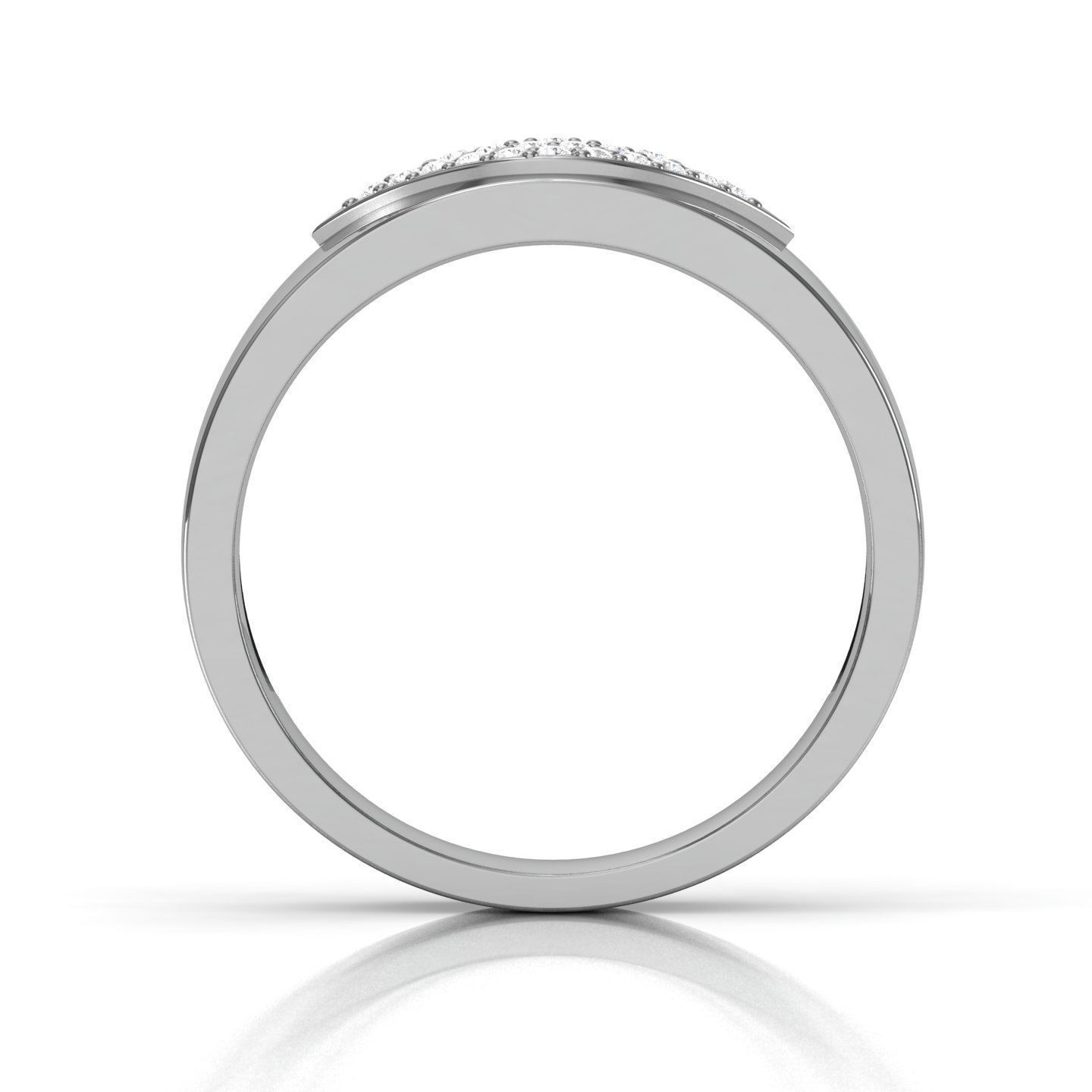 Women band ring 3dm stl render detail 3D print model_4