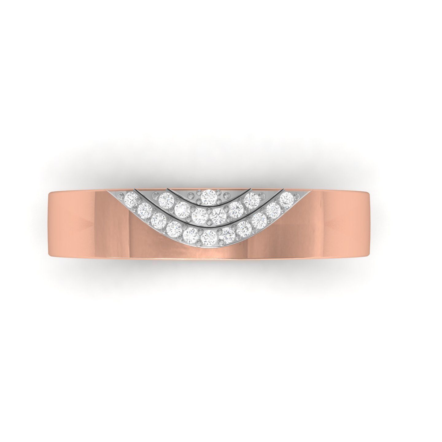 Women band ring 3dm stl render detail 3D print model_9