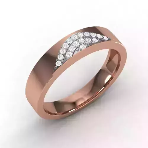 Women band ring 3dm stl render detail 3D print model
