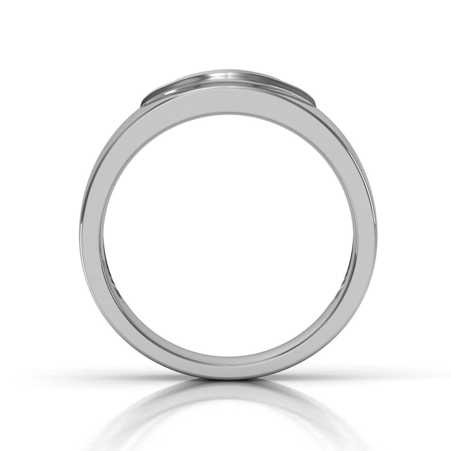 Women band ring 3dm render detail 3D print model_4