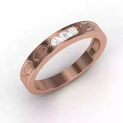 Women band ring 3dm stl render detail 3D print model