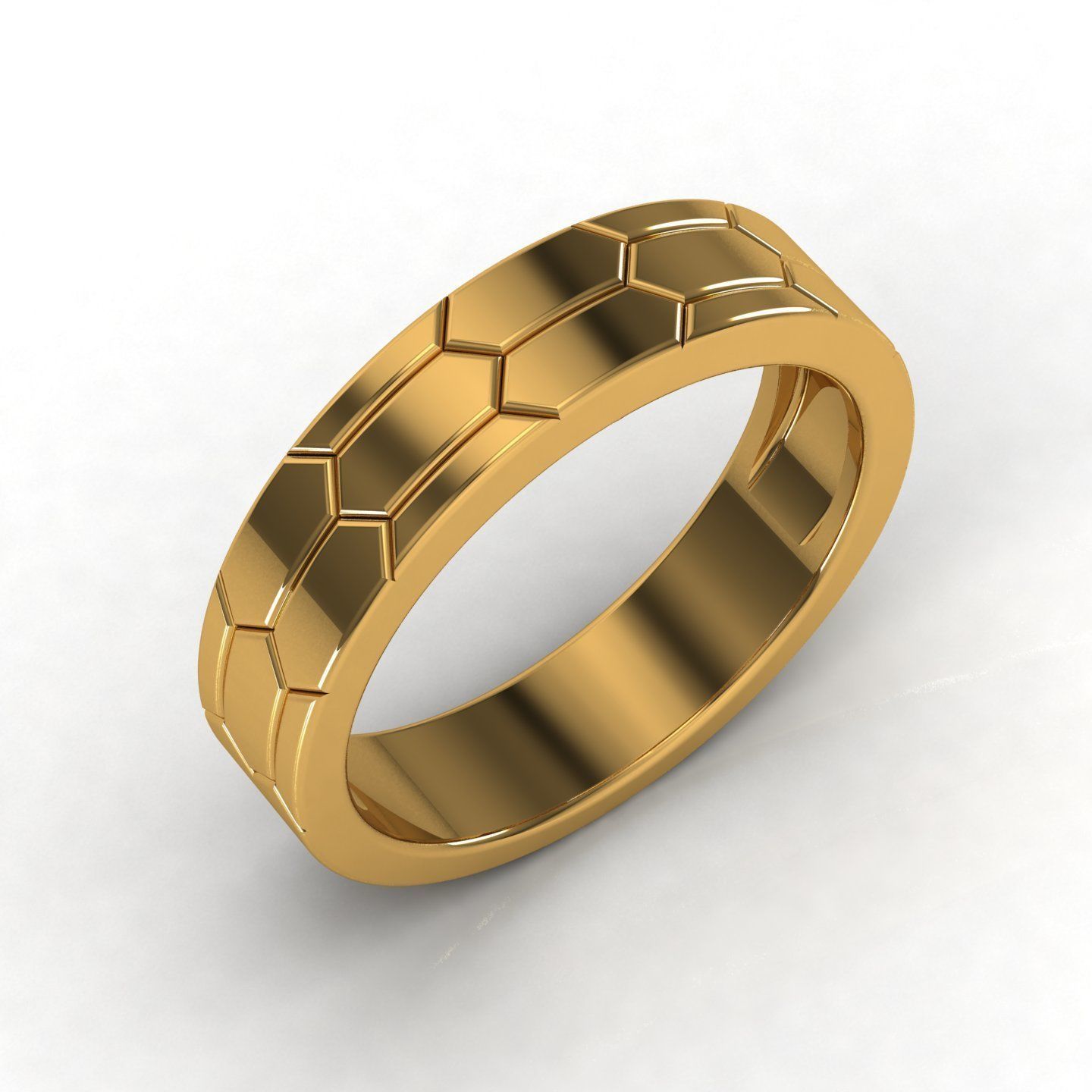 Women band ring 3dm stl render detail 3D print model_2