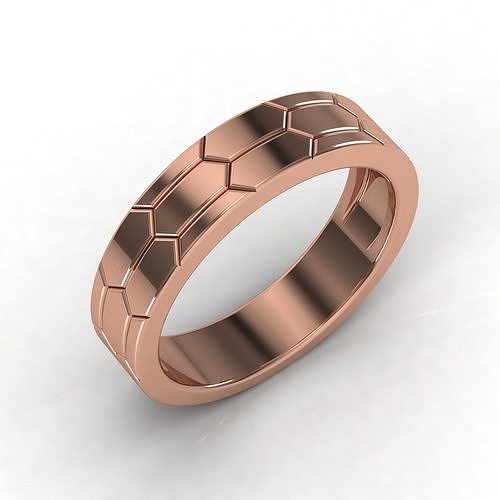 Women band ring 3dm stl render detail 3D print model