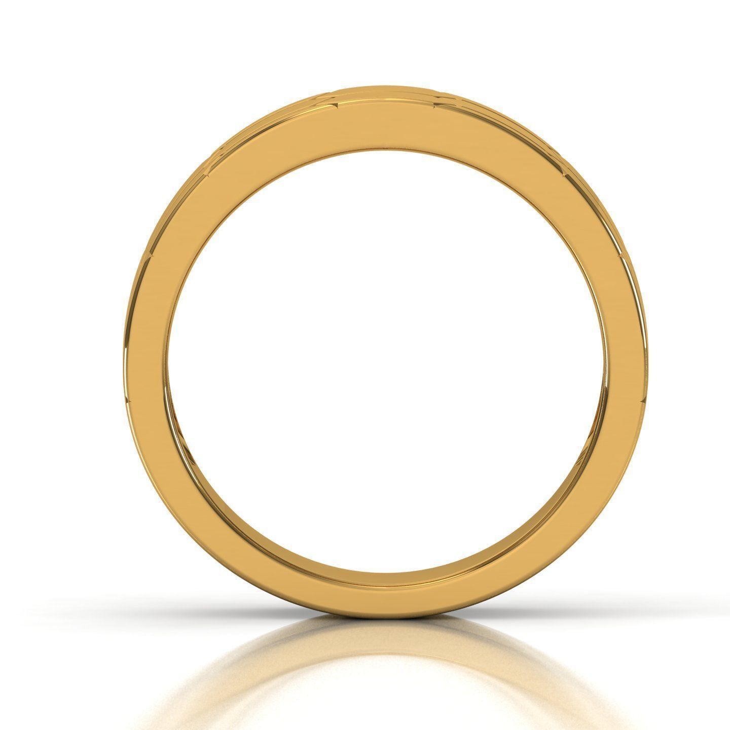 Women band ring 3dm stl render detail 3D print model_5