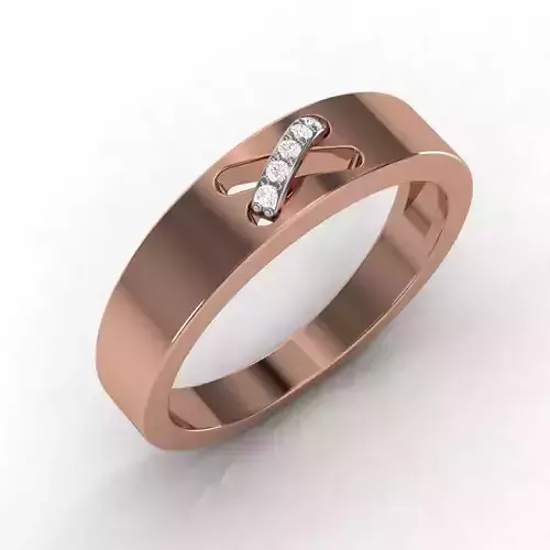 Women band ring 3dm stl render detail 3D print model