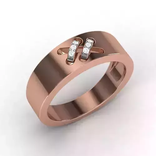 Women band ring 3dm stl render detail 3D print model