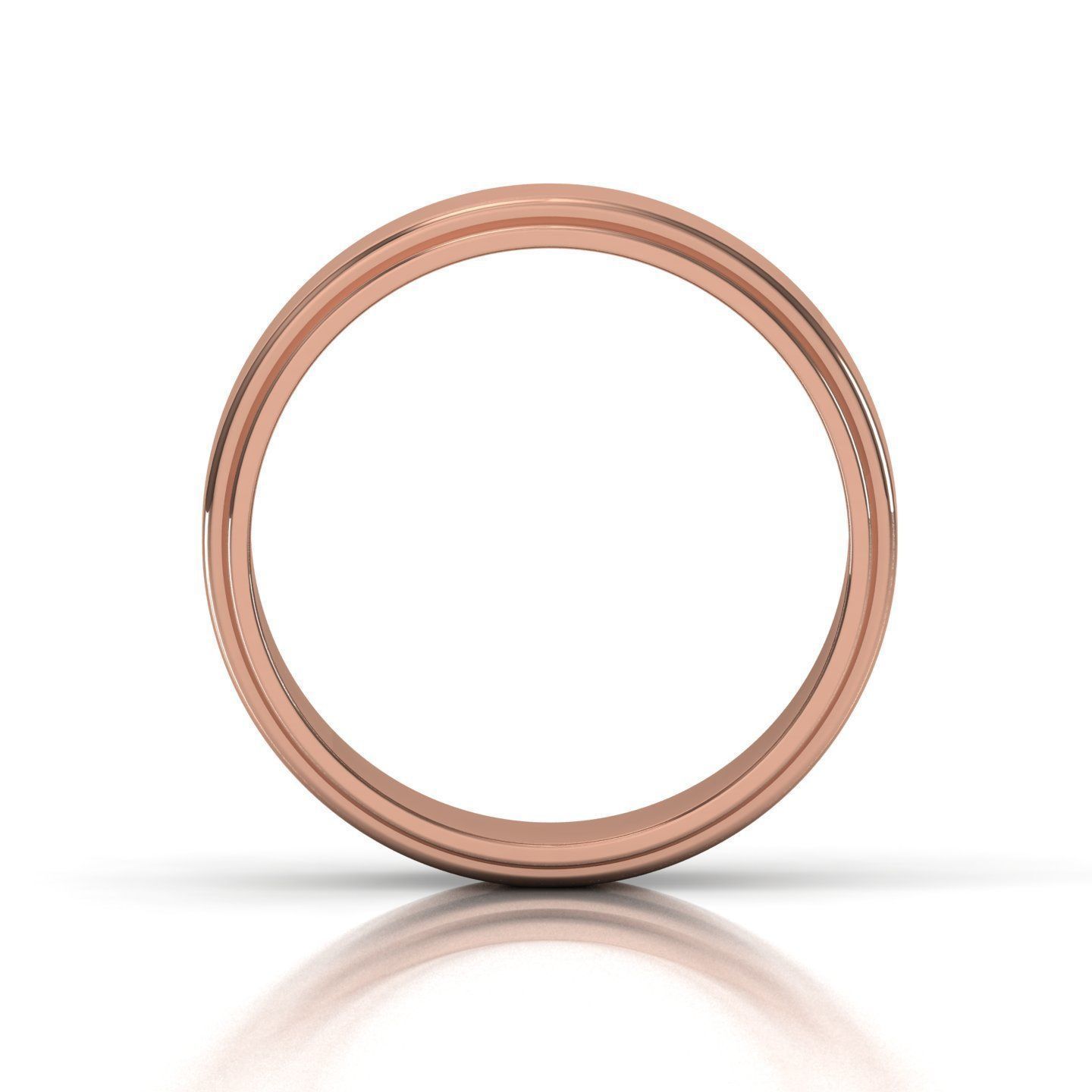 Women band ring 3dm stl render detail 3D print model_3