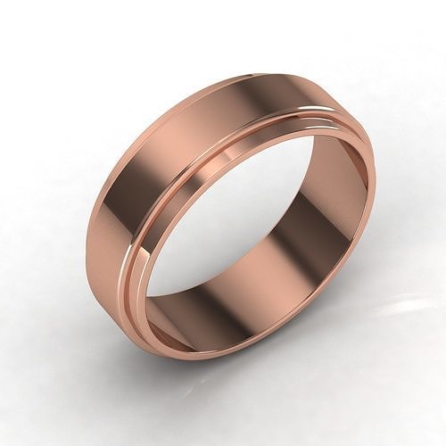 Women band ring 3dm stl render detail 3D print model