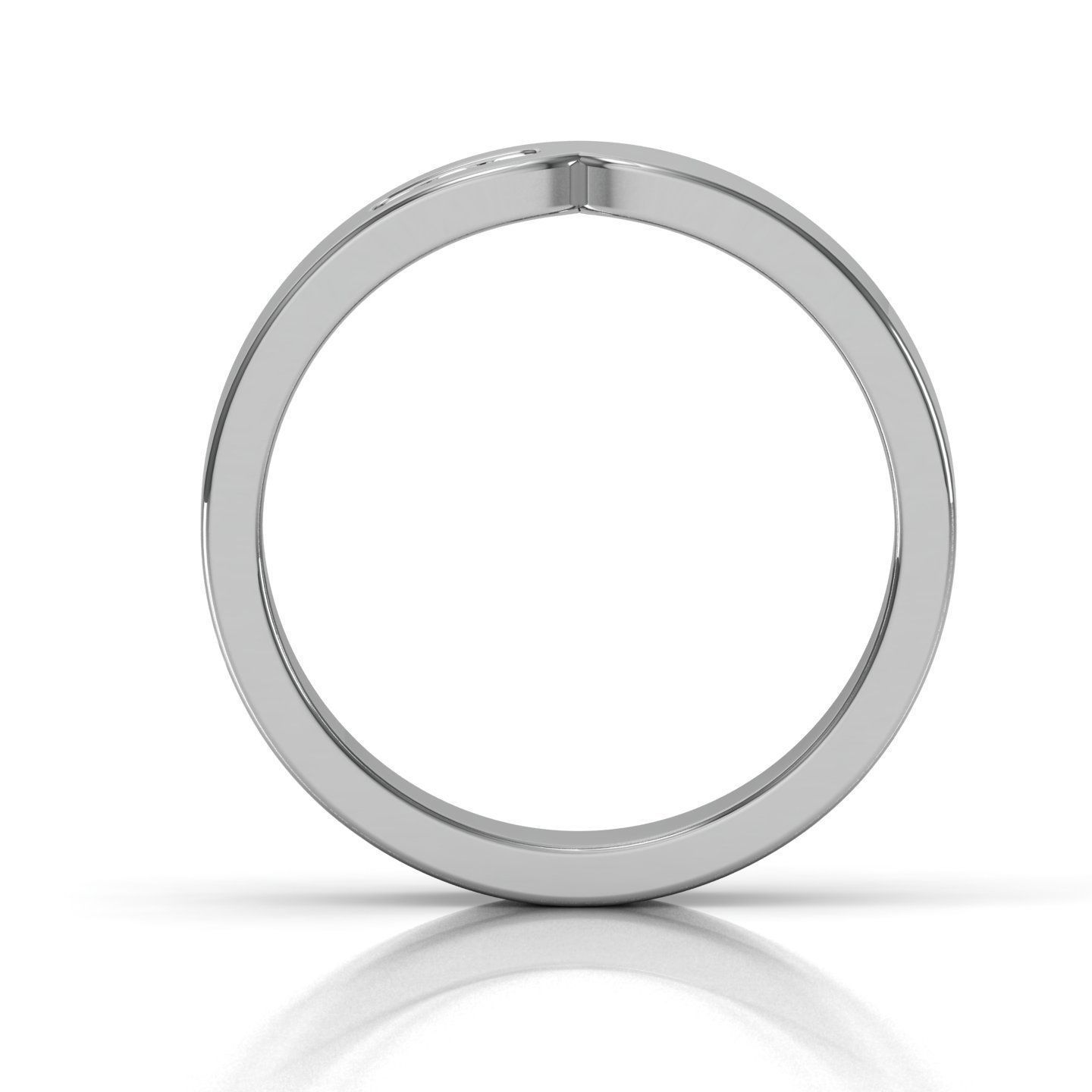 Women band ring 3dm stl render detail 3D print model_4